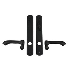 Andersen Albany Style Door Handles Hinged Door Hardware Set Double Active Black picture