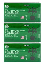 3 Ballerina Dieters Tea, Extra Strength, Orig. Flavor, 18 bags (3 BOXES) 12/26 picture