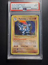 Pokemon 2016 XY Evolutions Prerelease Promo Machamp 59/108 Holo English PSA 9 picture