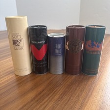 Lot 5, Avon Powder Perfume Deodorant Talc-Trailblazer-Wild Country-Triumph VTG picture