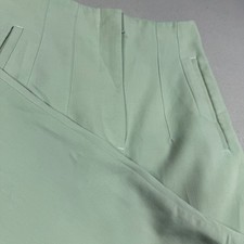 Zara Mint Green High Waisted Pleated Tapered Trousers Womens XS picture