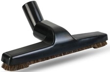 10 In Wide Universal Floor Brush with Horse Hair Bristles. Fits 1.25 Inch BLACK picture