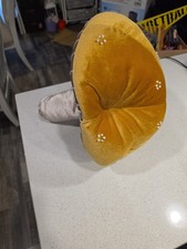 Amber Velvet Mushroom Shaped Throw Pillow Plush World Market 17