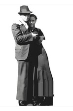 Clyde Barrow Bonnie Parker Texas 1933 Cardboard Cutout picture