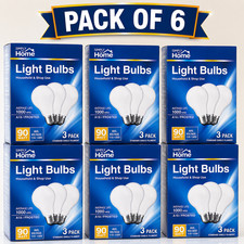 Simply for Home A19 Frosted Light Bulbs 90W 3Pack 110-130V Pack of 6, 18Bulbs picture