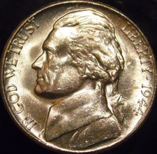 1944-S Jefferson Nickel Choice BU Uncirculated picture