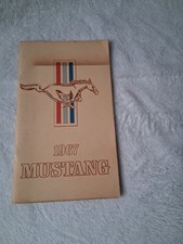 1967 Mustang Factory Original Owners Manual  1st Edition Great Condition picture