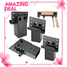 NEW 4Pcs Deer Stand Bracket 4x4 Elevator Bracket Powder Coated Outdoor picture