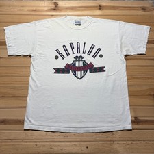 Vintage 90s Kapalua Maui Hawaii Golf Crest Graphic Souvenir T-Shirt USA Made XL picture