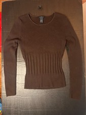 The Limited Mock Corset form slimming Long Sleeve Top, Black 90’s Minimalism picture
