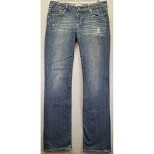Paige Premium Denim Jimmy Jimmy Skinny Boyfriend Jeans Medium Wash Distressed 28 picture