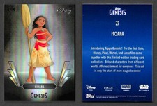 Topps Disney Genesis 2025 #27 Moana Rainbow Parallel /99 picture