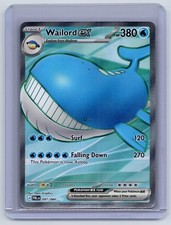 WAILORD EX 097/084 ULTRA RARE PITCH BLACK POKEMON HOLO NM/M picture