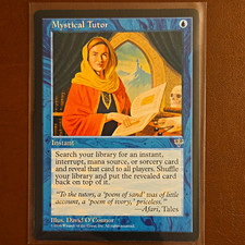Mystical Tutor Mirage MTG NM (small nics on back)  picture
