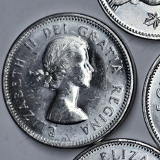 1963 Canada  Canadian Nickel 5 Cents Penny Coin  BU Fast Shipping 1 coin picture