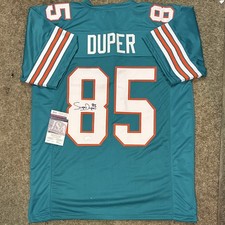 🔥🔥Mark Super Duper Miami Dolphins #85 Football Jersey Signed JSA Auth Original picture