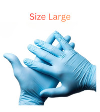 2000PCS 4Mil Medical Grade Nitrile Exam Latex Free Gloves Blue Gloves Sz Large picture