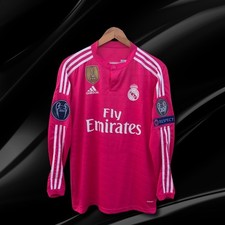 NWT Cristiano Ronaldo 7 Real Madrid 14-2015 Champions League Long Sleeve Jersey picture