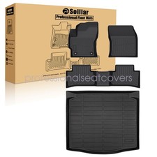 3D TPE Floor Mats & Trunk Cargo Liner Set For 2022-2025 Toyota Corolla Cross FWD picture