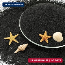 0.4-0.8mm Black Aquarium Sand, 3lbs Substrate for Fish Tank, Garden | Black Fish picture