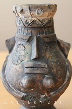 FAB MID CENTURY MODERN ATOMIC TIKI POTTERY VTG GAMBONE ORIG ART SCULPTURE BOHO picture