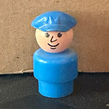Vintage Fisher-Price Little People - Tiny Pilot - Whoops - HTF picture
