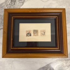 Rare Civil War Stamp Collection Framed Circa 1864 Authenticity Guaranteed Framed picture