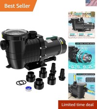 1.5HP Above/In Ground Pool Pump, 115V/230V 6600GPH Self Priming picture