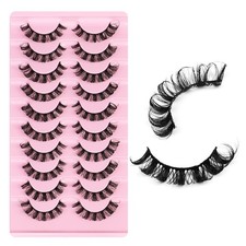 Large Curve D Volume Russian Volume False Eyelashes Ten Pairs picture
