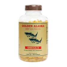 Alaska Deep Sea Fish Oil Omega 3 DHA EPA 1000 mg 200 Softgels SHIP picture