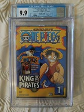 One Piece King Of The Pirates CGC 9.9 A+ Sealed DVD 2006 With Luffy Promo picture