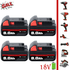 1/2Pack For Milwaukee For M18 Battery 18V Extended Lithium 48-11-1880  picture