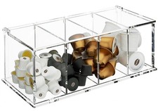 Coffee Capsule Holder Acrylic K Cup Holder Coffee Pod Storage Clear Acrylic 4... picture