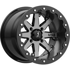 MSA Wheels M21 Lok Beadlock Wheel - Charcoal Tint, Rear / 14x7 4/137 +0mm picture