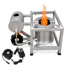 DC 12V Waste Oil Burner Oil Stove Cooking Hot Heating Furnace Burning Tools Farm picture