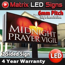 LED Sign Outdoor Full Color 2 Sided LED Programmable Message Digital Sign P6 picture
