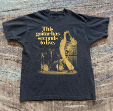 The Who Pete Townshend this guitar has second to live Unisex Black T-shirt S-5XL picture