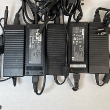 Lot of 5 HP OEM 135W 7.4mm Center Pin Big Barrel AC Adapters Mixed Model B Grade picture