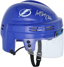 Martin St. Louis Tampa Bay Lightning Autographed Blue Mini Helmet picture