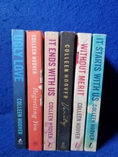 Colleen Hoover 6 Book Lot Ugly Love Verity It Ends With Us Without Merit picture