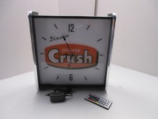 Discover Orange Crush LED light up wall clock Brand New picture