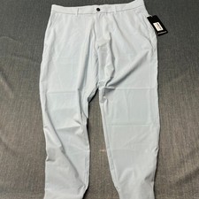 Primo Men's Golf Joggers Size 36 Short Light Blue Performance Stretch Pants NWT picture