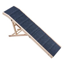 Uimoso Adjustable Wooden Folding Dog Ramp, 63