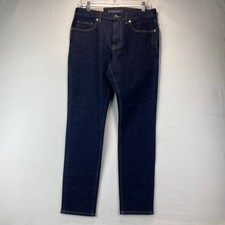 Everlane Uniform Slim 4-Way Stretch Organic Jean Mens 31x30 Dark Indigo Denim picture