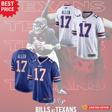 Josh Allen #17 Buffalo Bills Printed Football Jersey Premium Men High Quality picture