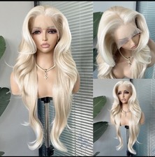 13x6 Lace Front 613 Blonde Synthetic Wig Body Wave Lace Front Wig picture