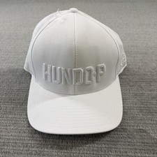 G/FORE Flexfit 110 Golf Hat Mens White Snapback HUNDO.P Embroidered NWT picture