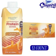 11 fl oz, 12 Ct, Equate High Performance Protein Nutrition Shake, Caramel picture