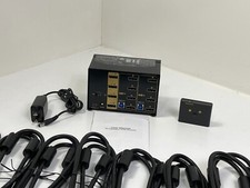 CKLau 2 Port USB 3.0 Quad Monitor Displayport KVM Switch - CKLau-624DP-4 - NEW picture