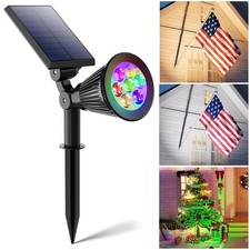 LED Solar Spot Light Outdoor Waterproof Landscape Spotlight Garden Security Lamp picture